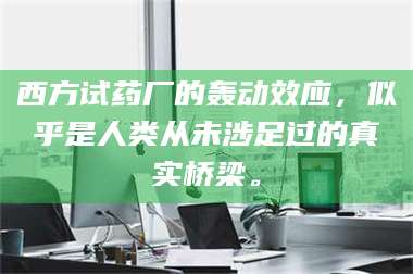 西方试药厂的轰动效应，似乎是人类从未涉足过的真实桥梁。 第1张